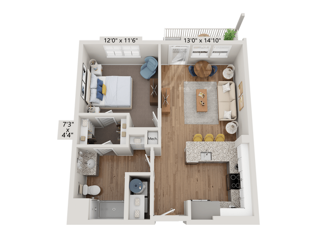 A3 - Topaz 6205 floor plan